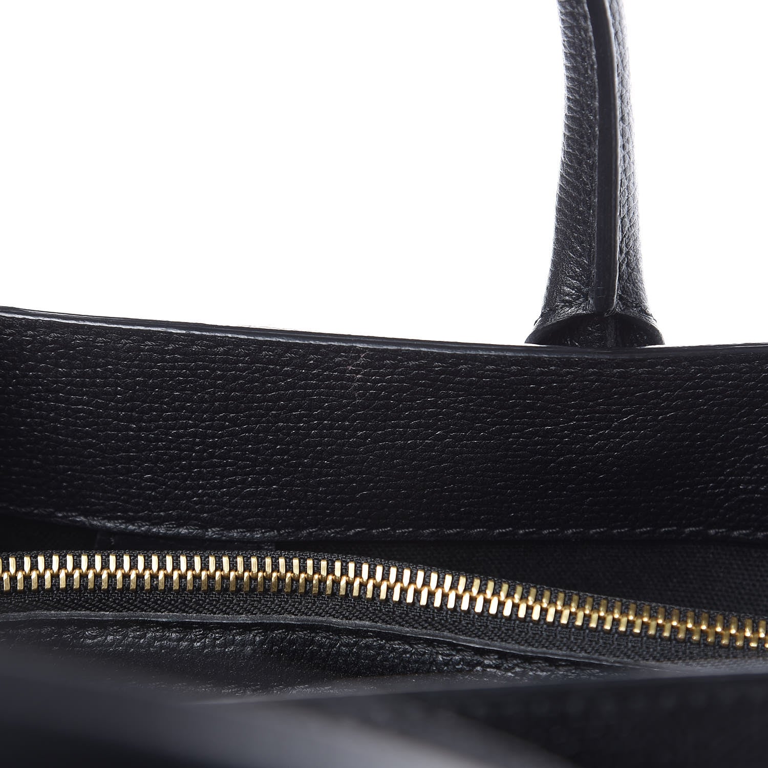 Burberry Grainy Calfskin House Check Medium Banner Tote Black 11 of 12