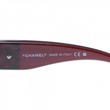 Chanel Aviator Sunglasses 4128 Burgundy 3 of 5