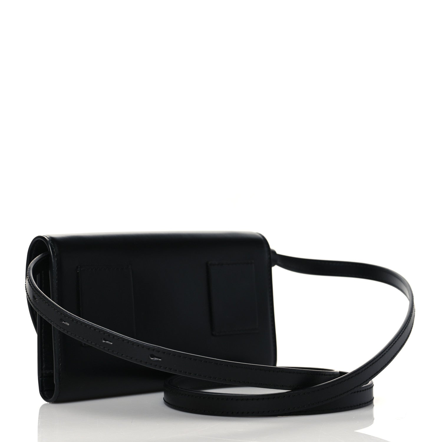 Salvatore Ferragamo Smooth Calfskin Boxyz Mini Crossbody Belt Bag Black 3 of 11