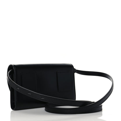 Salvatore Ferragamo Smooth Calfskin Boxyz Mini Crossbody Belt Bag Black 3 of 11