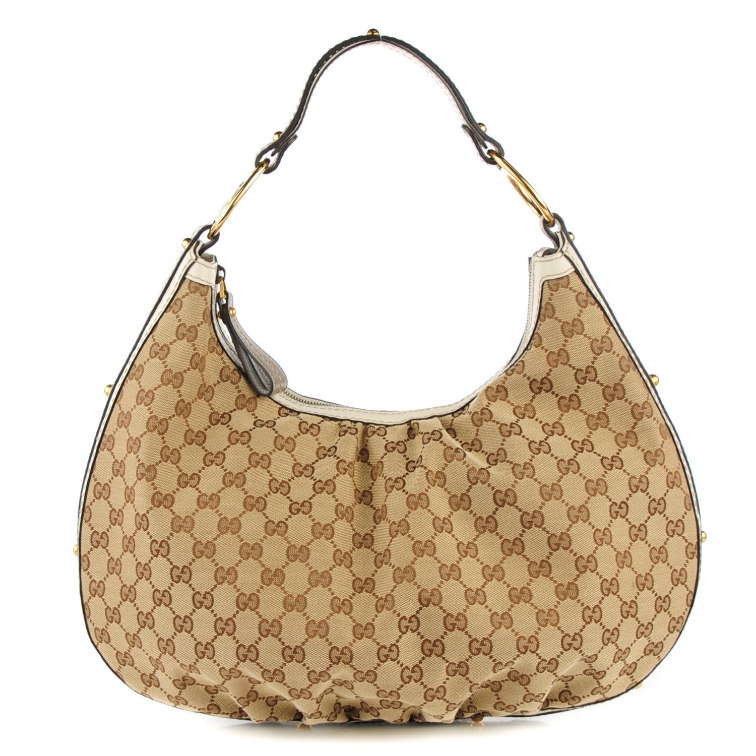 Gucci Monogram Medium Interlocking Hobo Off White 1 of 7