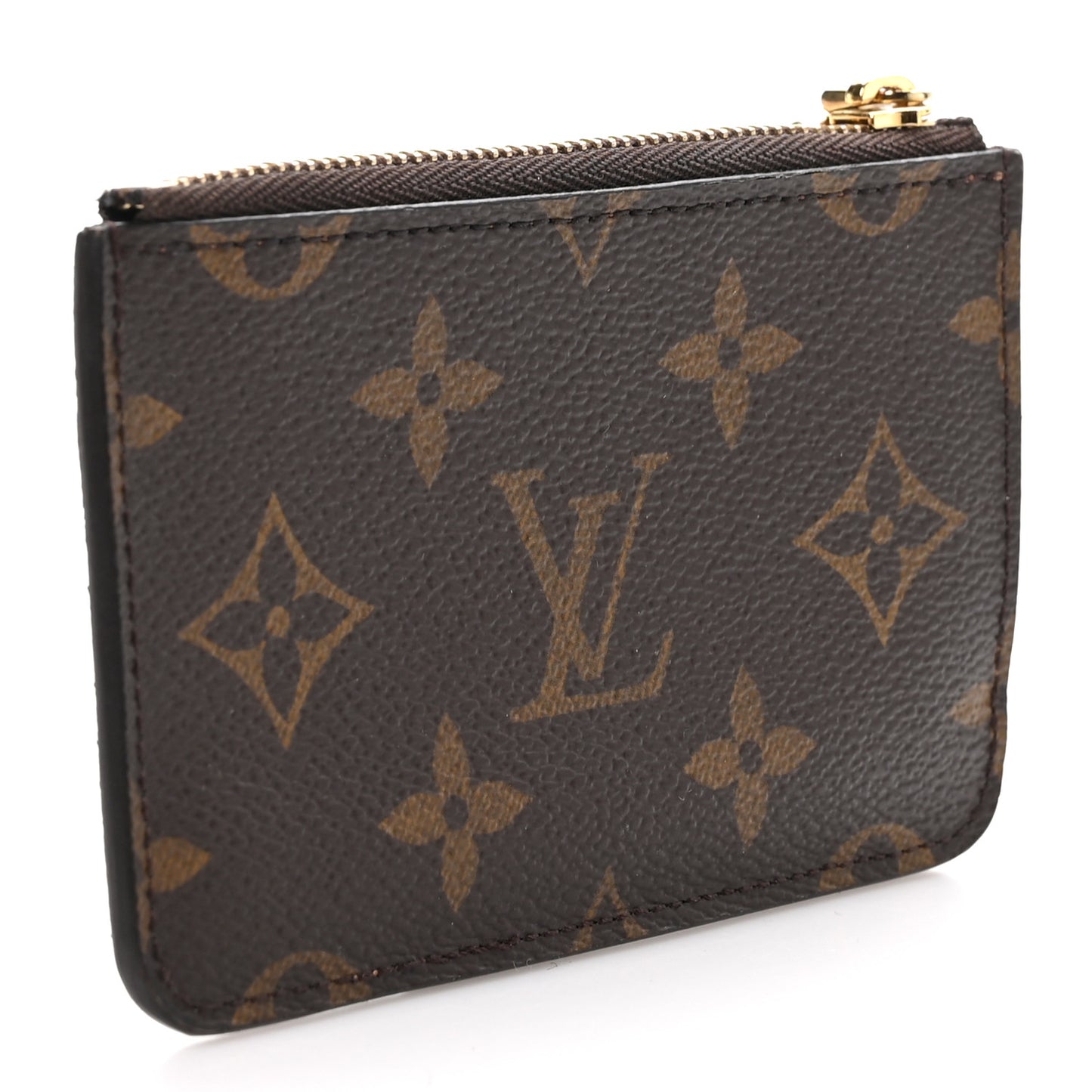 Monogram Zipped Romy Card Holder