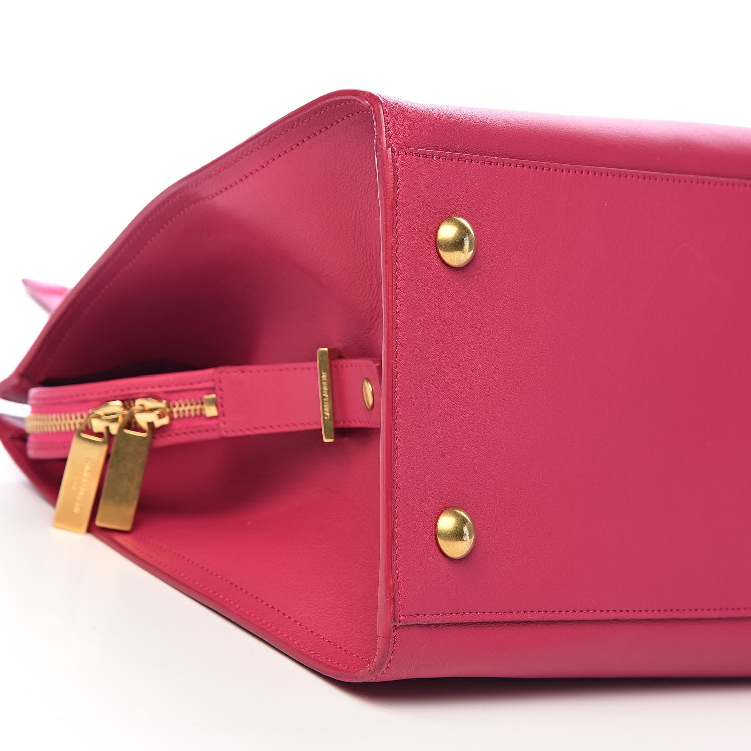 Saint Laurent Calfskin Medium Classic Y Cabas Fuchsia 8 of 10