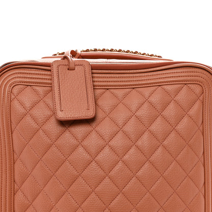 Chanel Calfskin Quilted Coco Case Trolley Pink 7 of 13
