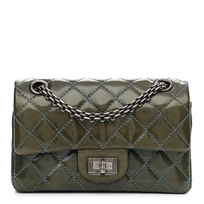 Chanel Patent 2.55 Reissue Flap 224 Blue 1 of 11