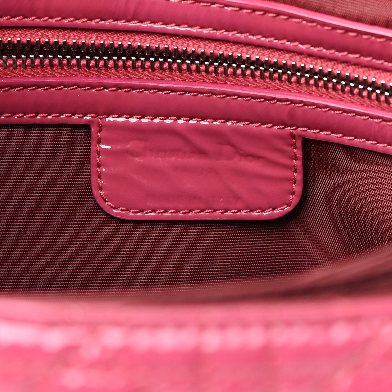 Christian Dior Patent Cannage New Lock Flap Pink 5 of 8