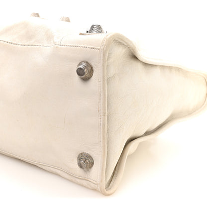 Balenciaga Agneau Giant 21 Silver Hardware Work White Light 11 of 13
