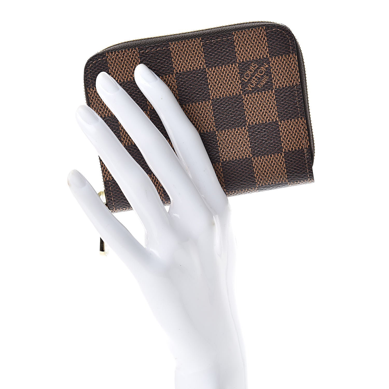 Louis Vuitton Damier Ebene Zippy Coin Purse 2 of 7