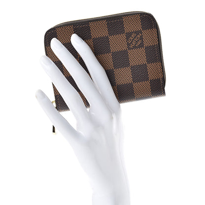 Louis Vuitton Damier Ebene Zippy Coin Purse 2 of 7