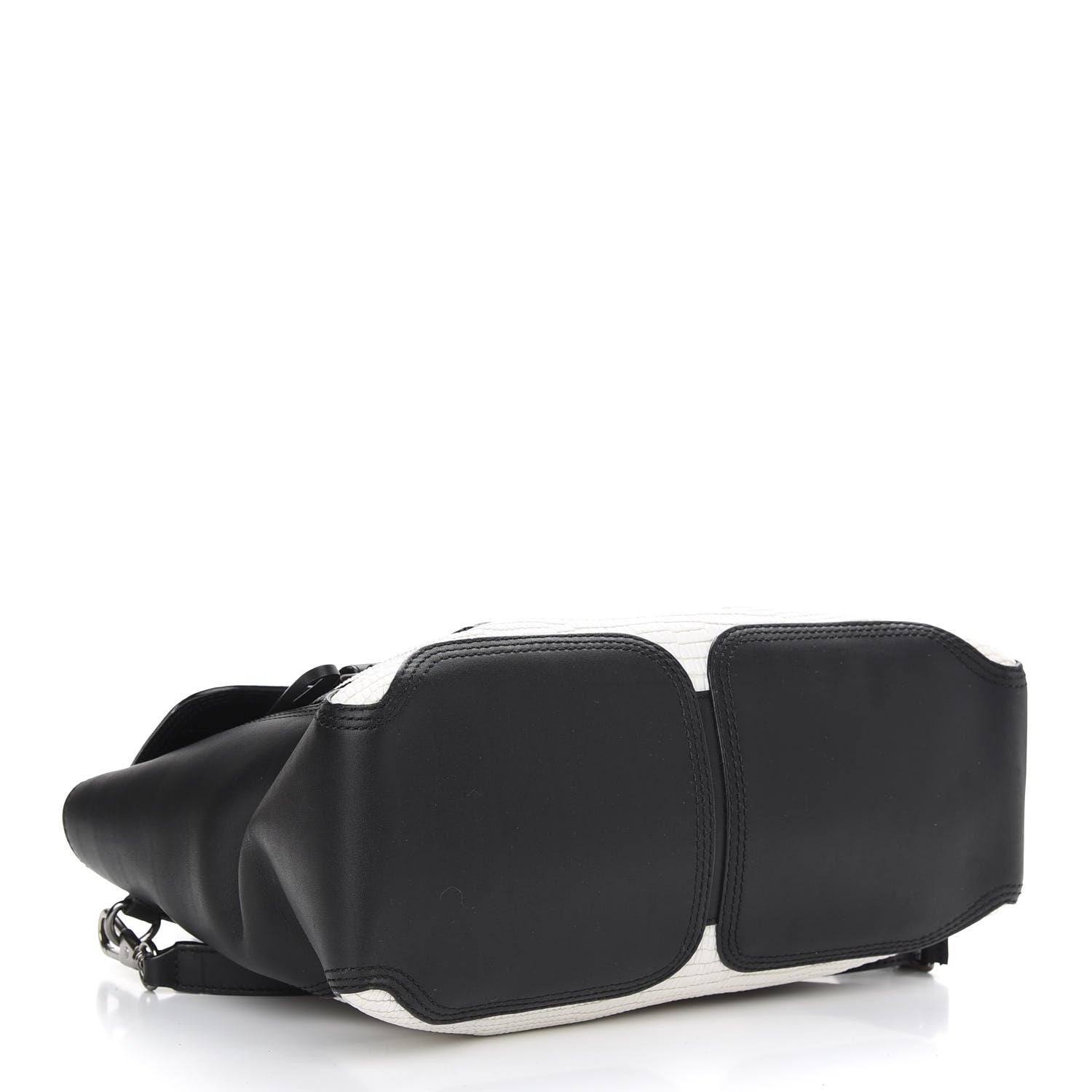 3.1 Phillip Lim Embossed Medium Pashli Satchel Black White 4 of 8