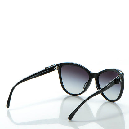 Chanel CC Bow Sunglasses 5281 Black 3 of 9