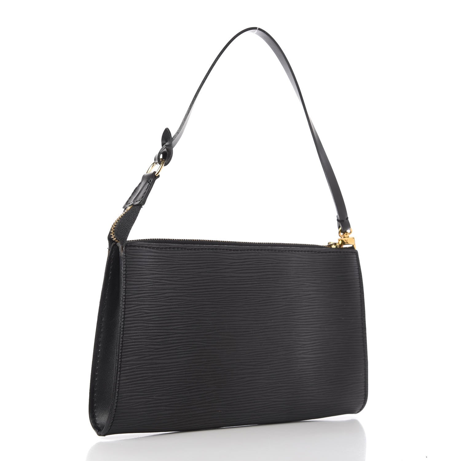 Louis Vuitton Epi Pochette Accessories 24 Black 3 of 12