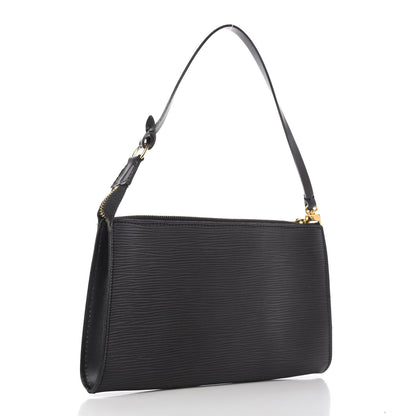 Louis Vuitton Epi Pochette Accessories 24 Black 3 of 12