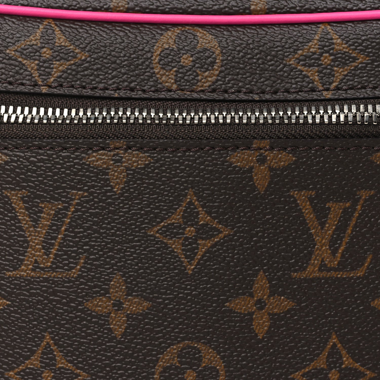 Louis Vuitton Monogram Macassar Nice Mini Fuchsia 7 of 9