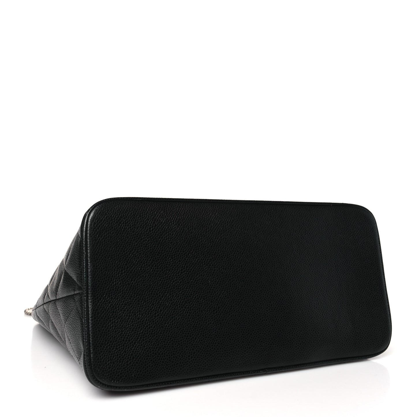 Caviar Quilted Medallion Tote Black
