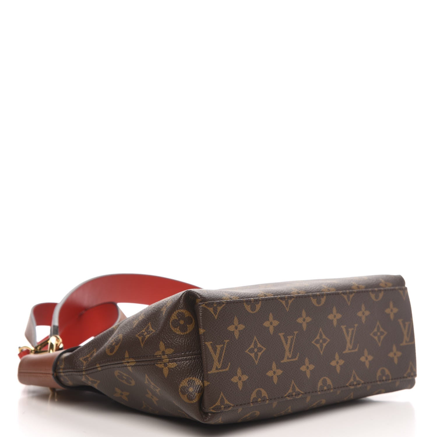 Louis Vuitton Monogram Tuileries Besace Caramel Rouge 4 of 8