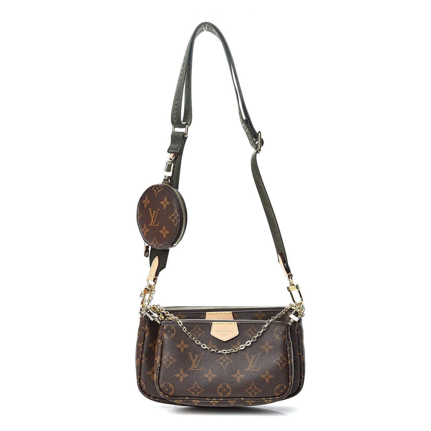 Monogram Multi Pochette Accessories Kaki