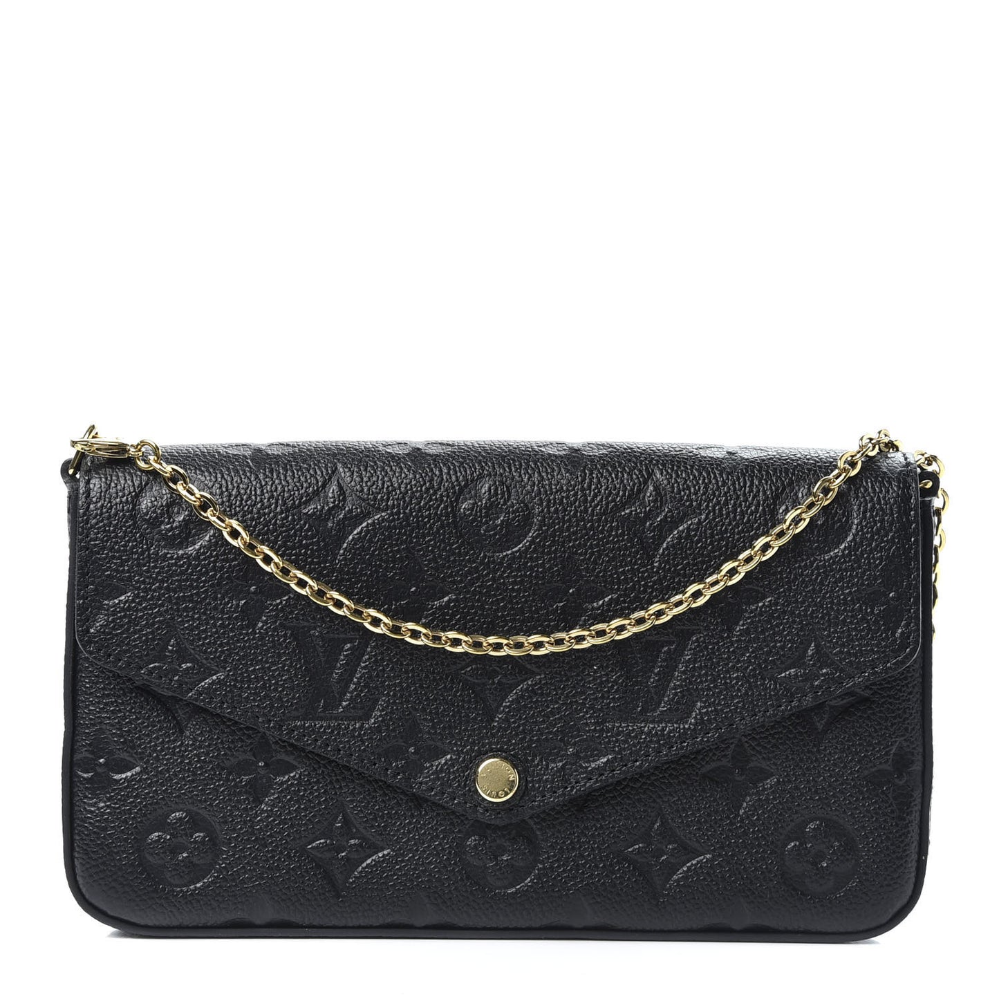 Empreinte Pochette Felicie Chain Wallet Black