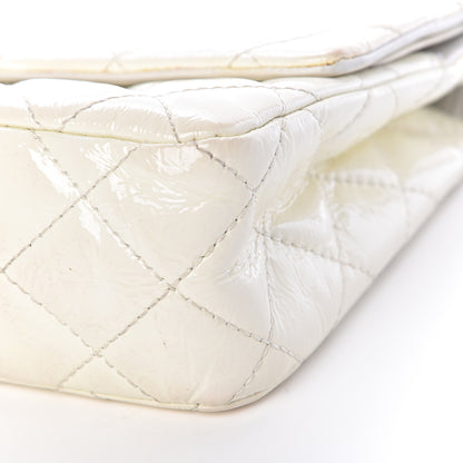 Chanel Distressed Patent Quilted 2.55 Reissue Flap 227 White 9 of 19