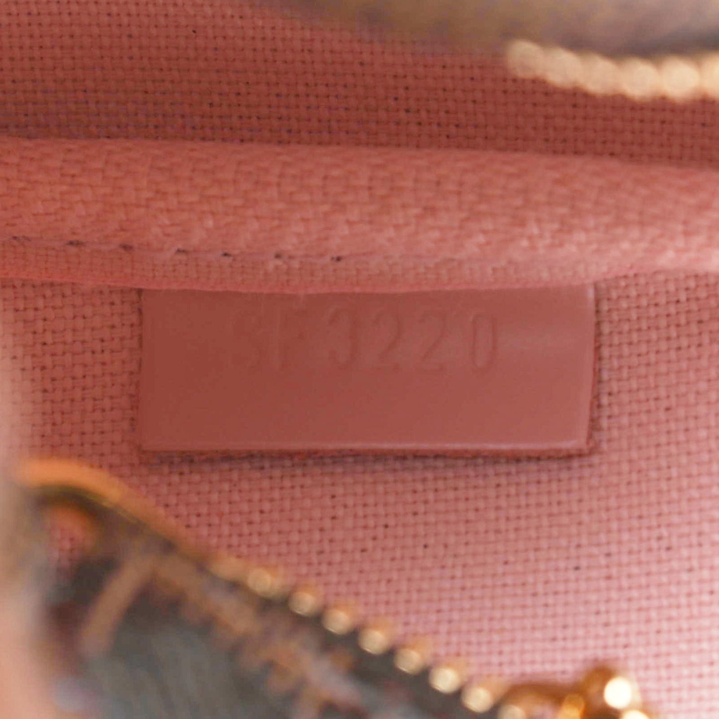 Damier Ebene 2020 Christmas Animation Big Wheel Mini Pochette Accessories Rose Ballerine