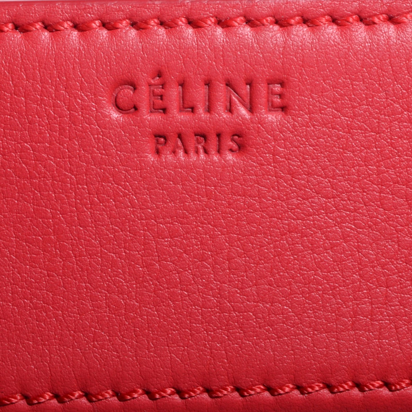 Supple Calfskin Large Phantom Luggage Coquelicot