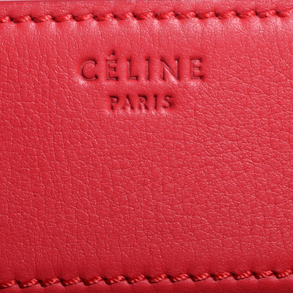 Celine Supple Calfskin Large Phantom Luggage Coquelicot 9 of 9