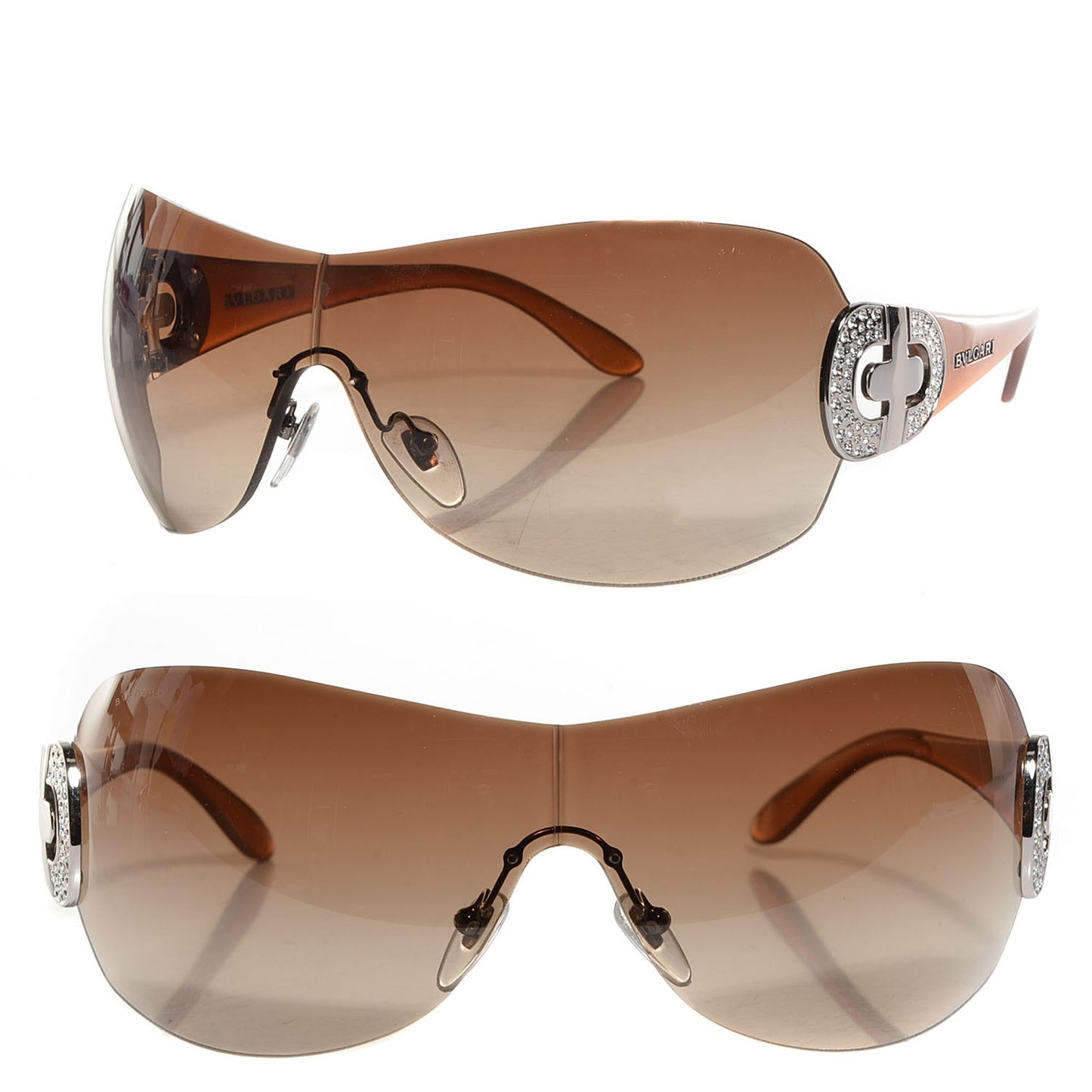 Crystal Sunglasses 6007-B Brown