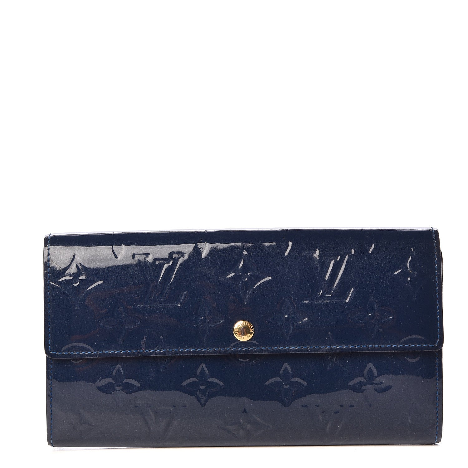 Louis Vuitton Vernis Sarah Wallet Grand Blue 1 of 11