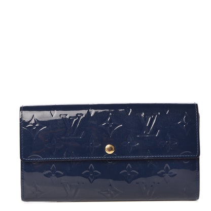 Louis Vuitton Vernis Sarah Wallet Grand Blue 1 of 11