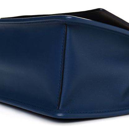 Fendi Vitello Century Opaco F is Fendi Kan I Shoulder Bag Blu Scuro 9 of 9