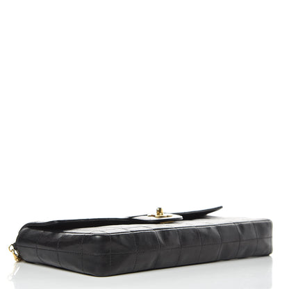 Chanel Lambskin East West Chocolate Bar Flap Black 4 of 15