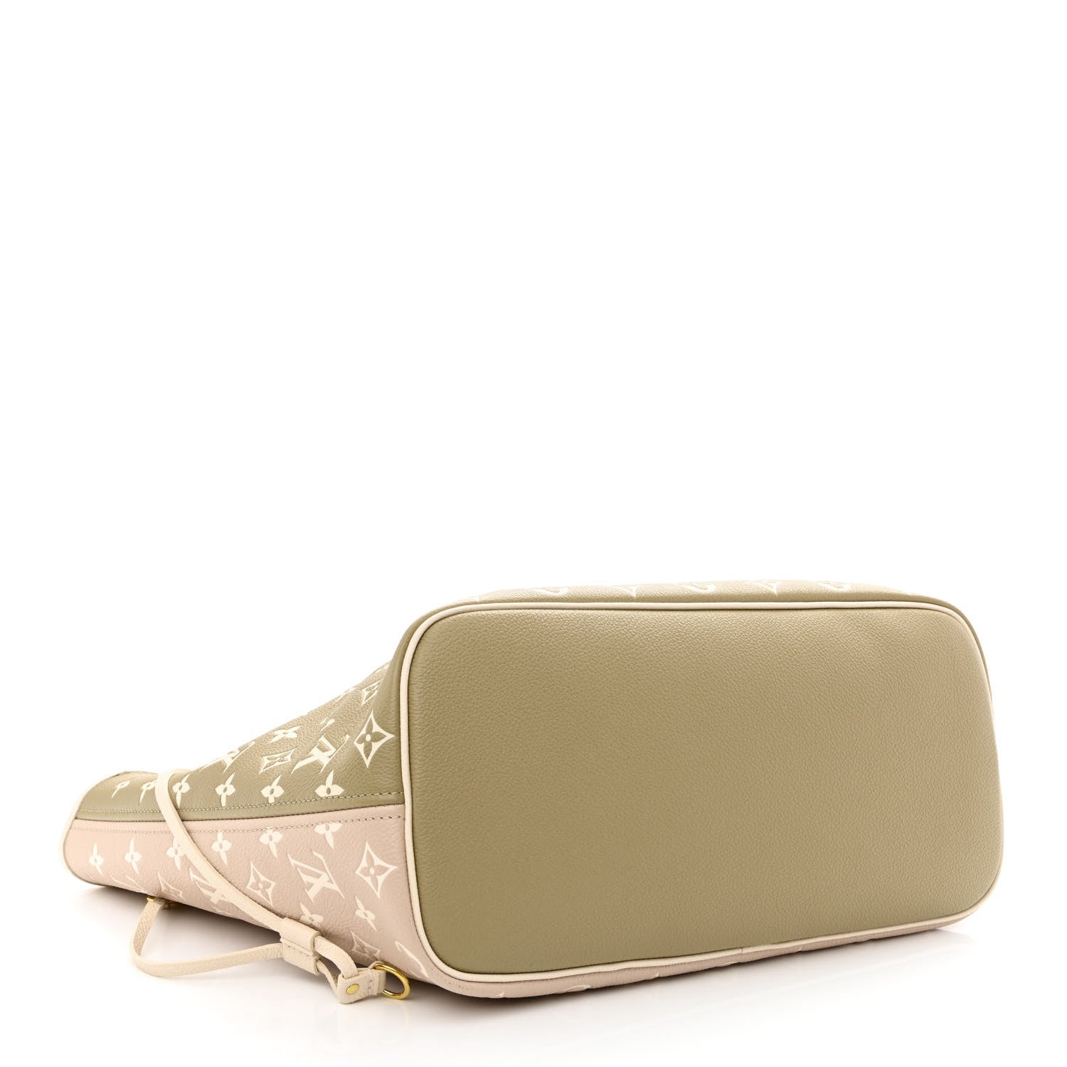 Louis Vuitton Empreinte Monogram Spring In The City Neverfull MM Kaki Beige Cream 4 of 9
