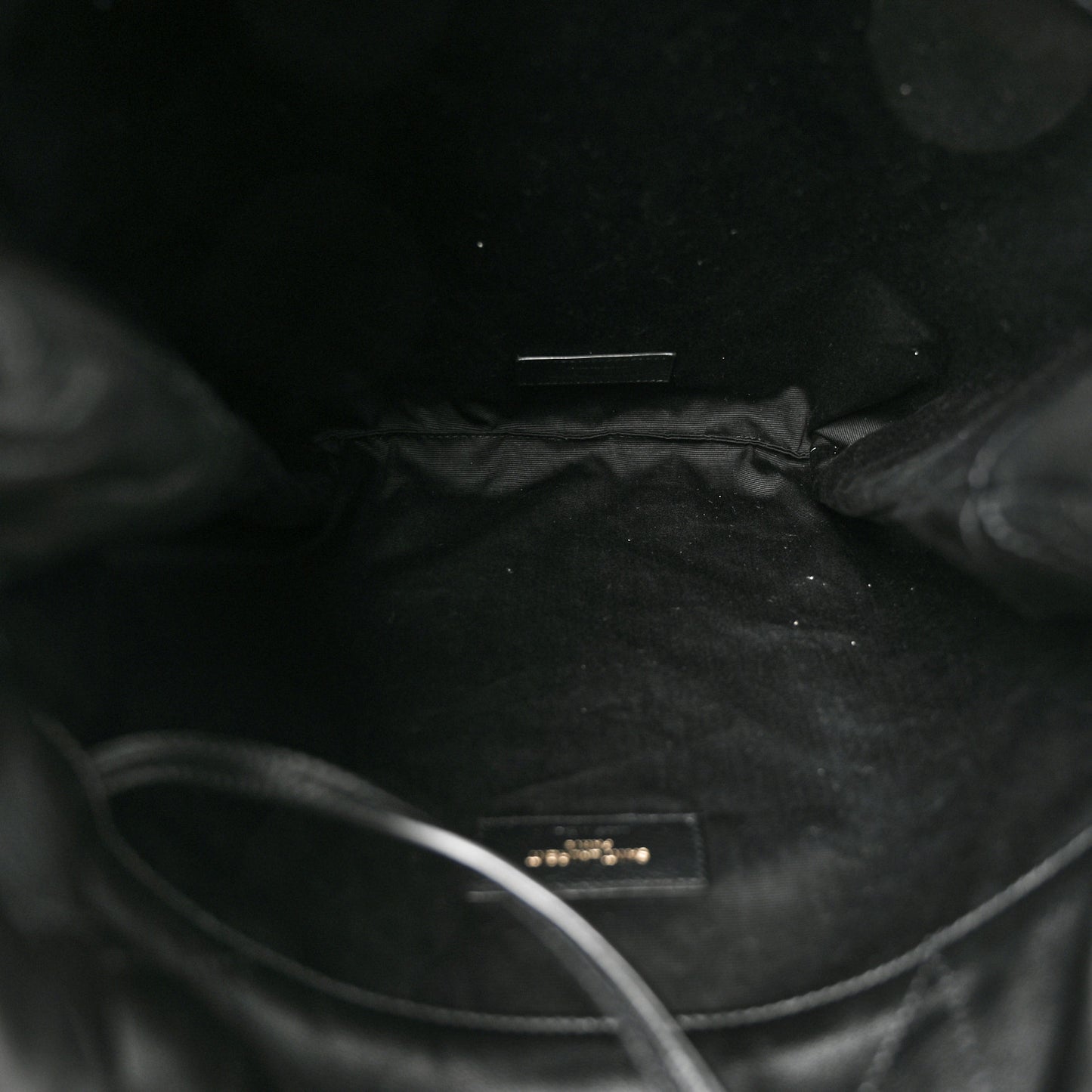 Lambskin Matelasse Monogram Medium Jamie 4.3 Pochon Black