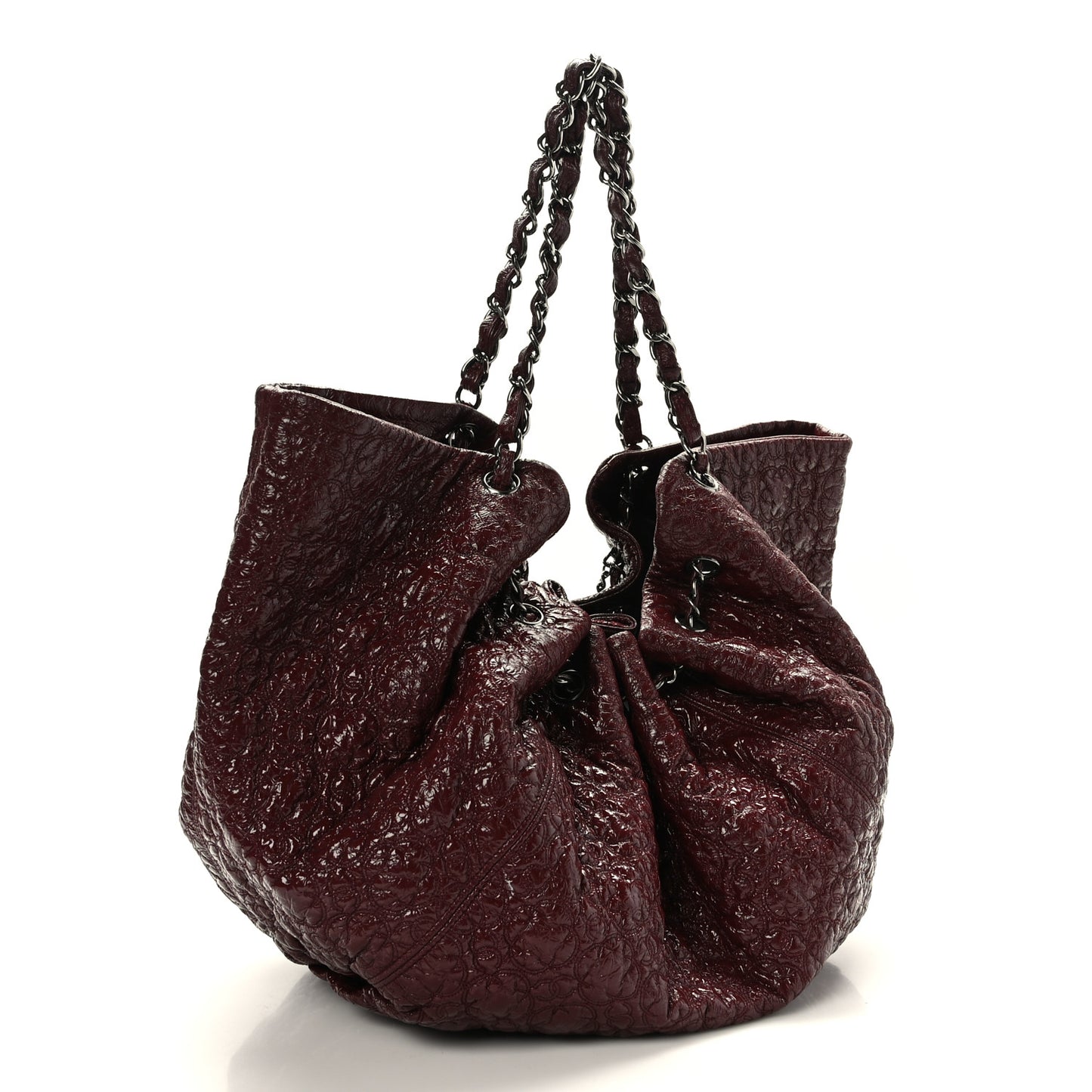 Vinyl Rock In Moscow Cabas Tote Burgundy