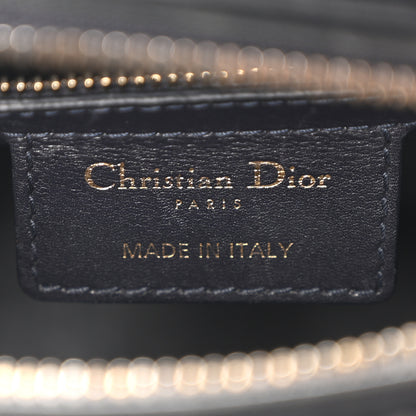 Christian Dior Calfskin Pockets Medium Lady Dior Blue 6 of 10