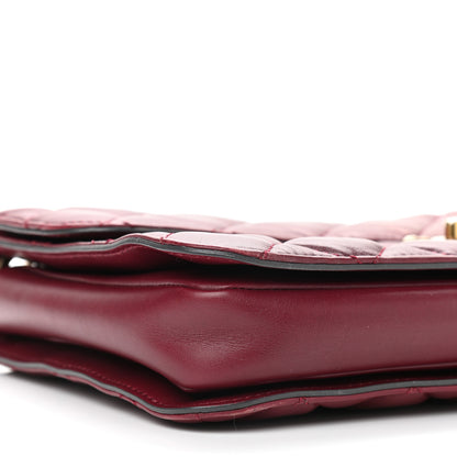 Chanel Calfskin Quilted Large Perfect Edge Flap Burgundy 10 of 11