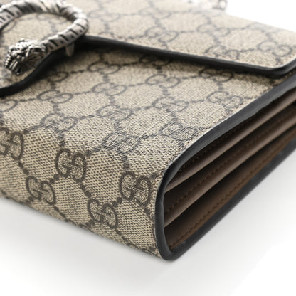 Gucci GG Supreme Monogram Mini Dionysus Chain Wallet Beige Taupe 9 of 10