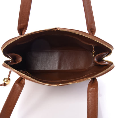 Chanel Caviar Large CC Shoulder Bag Brown 5 of 22