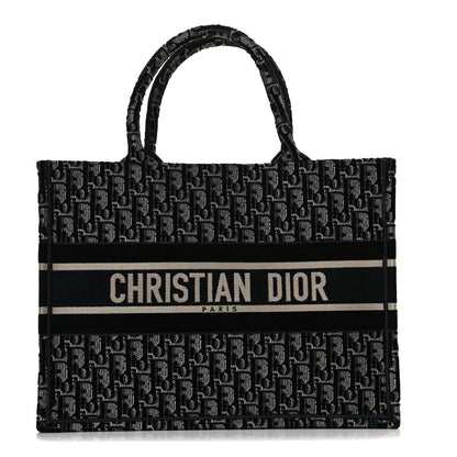 Christian Dior Oblique Velvet Medium Book Tote Blue Multicolor 1 of 11