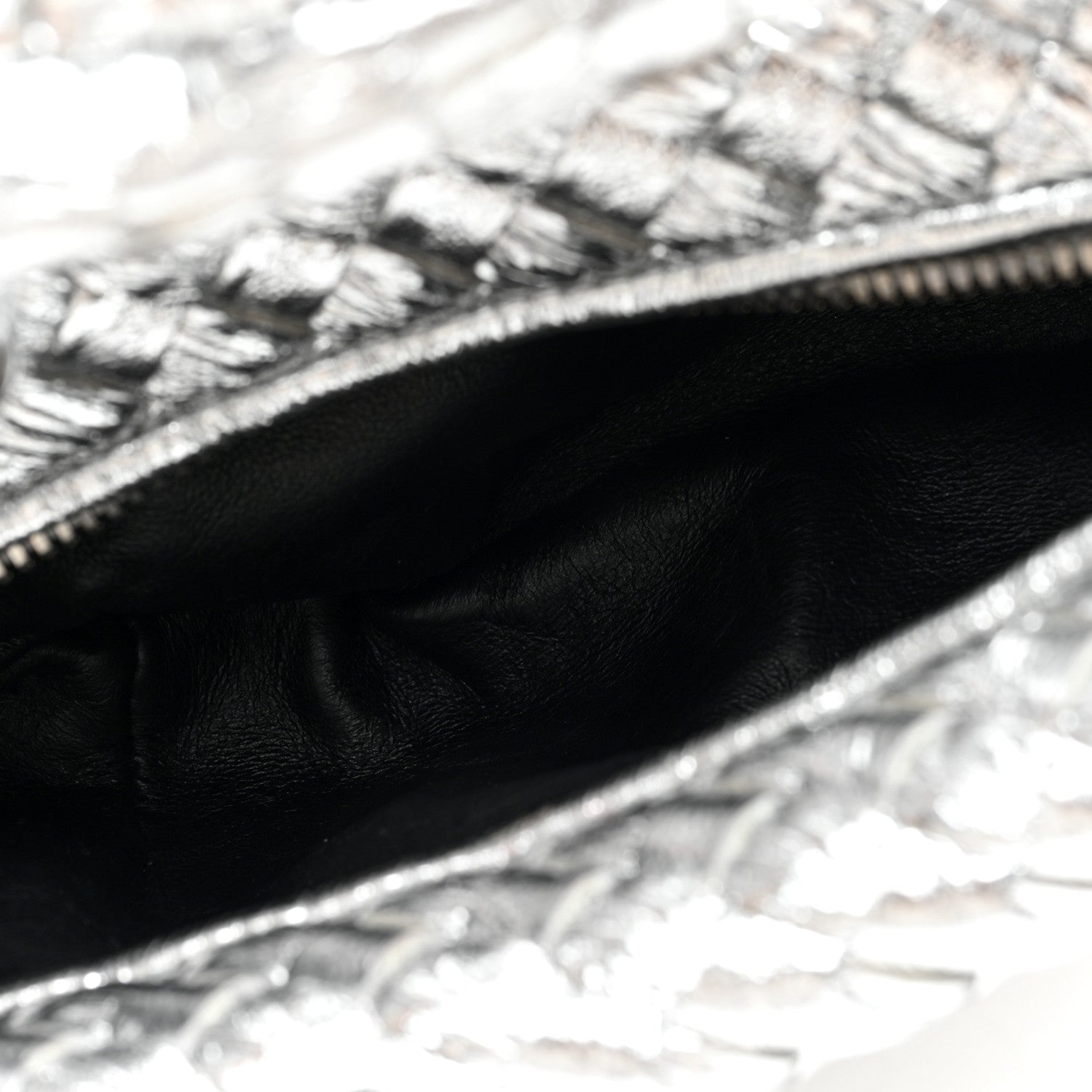 Bottega Veneta Metallic Nappa Intrecciato Mini Jodie Silver 5 of 11