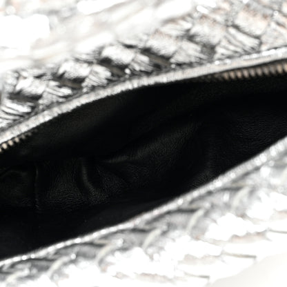 Bottega Veneta Metallic Nappa Intrecciato Mini Jodie Silver 5 of 11