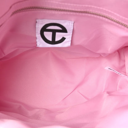Telfar Metallic Vegan Leather Medium Shopping Bag Ballerina 5 of 10