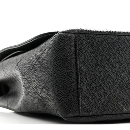 Chanel Caviar Quilted Maxi Double Flap Black 16 of 27