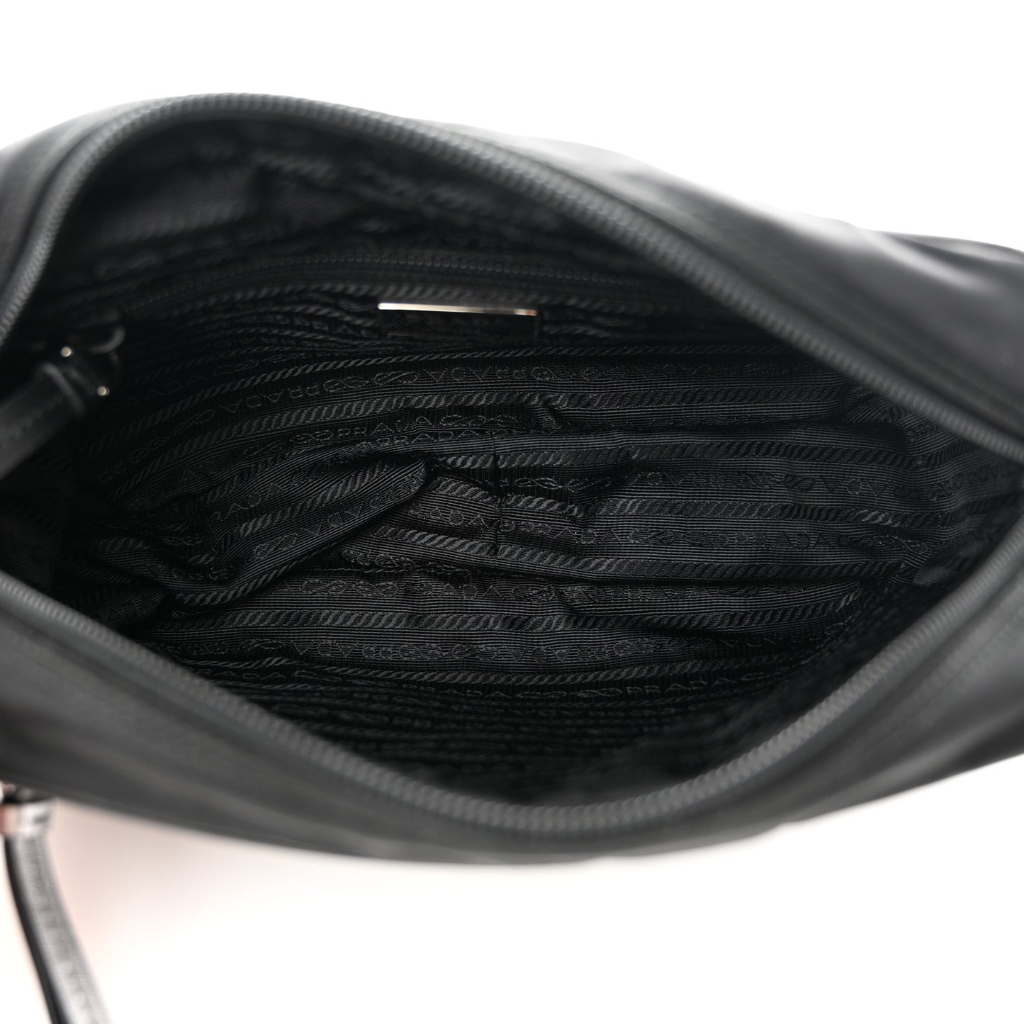 Tessuto Nylon Studded New Vela Shoulder Bag Black Cromo