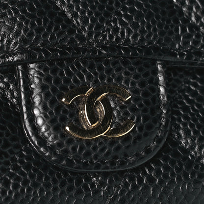 Chanel Caviar Quilted Flap Card Holder Wallet Black 6 of 8
