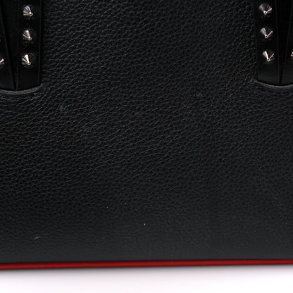 Christian Louboutin Calfskin Spikes Mini East West Cabata Tote Black 13 of 14