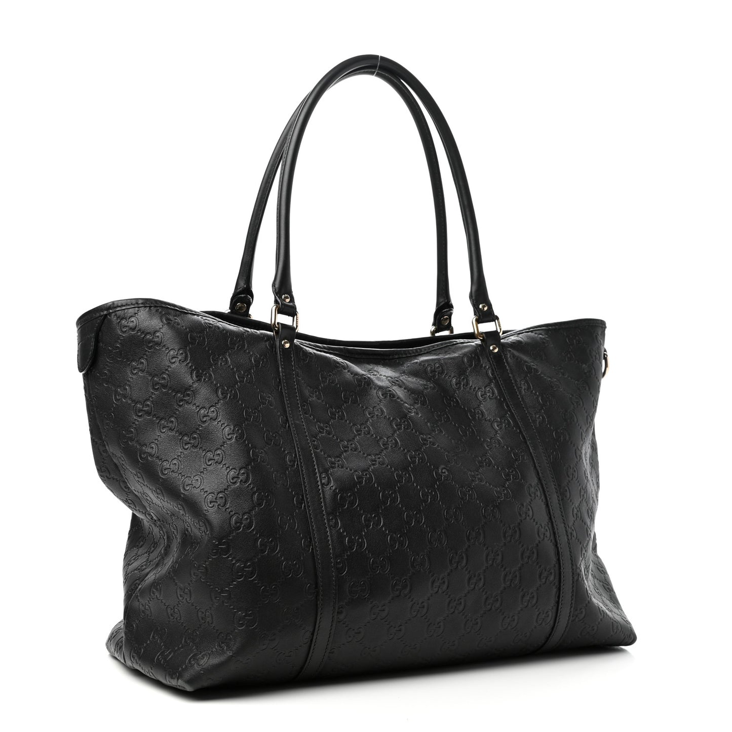 Guccissima Large Joy Tote Black