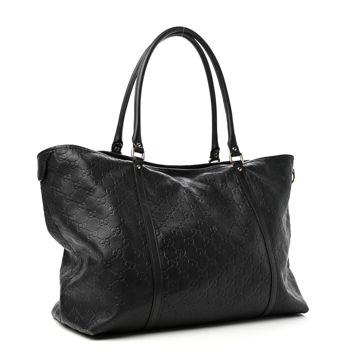 Gucci Guccissima Large Joy Tote Black 3 of 10