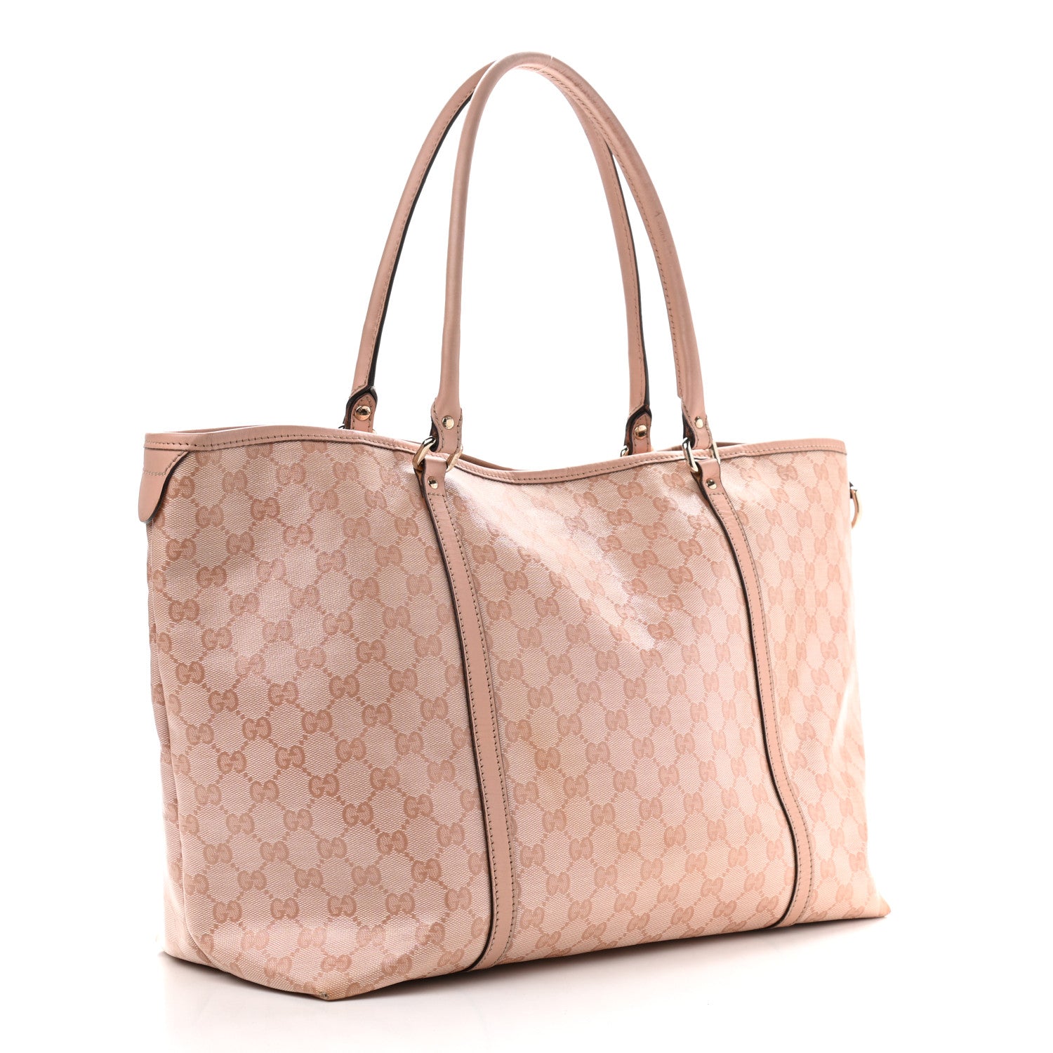 Gucci Crystal Monogram Joy Tote Blush Pink 3 of 15