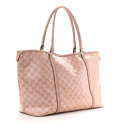 Gucci Crystal Monogram Joy Tote Blush Pink 3 of 15
